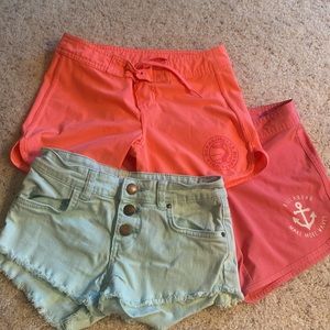 Billabong swim shorts size 8 girls board shorts